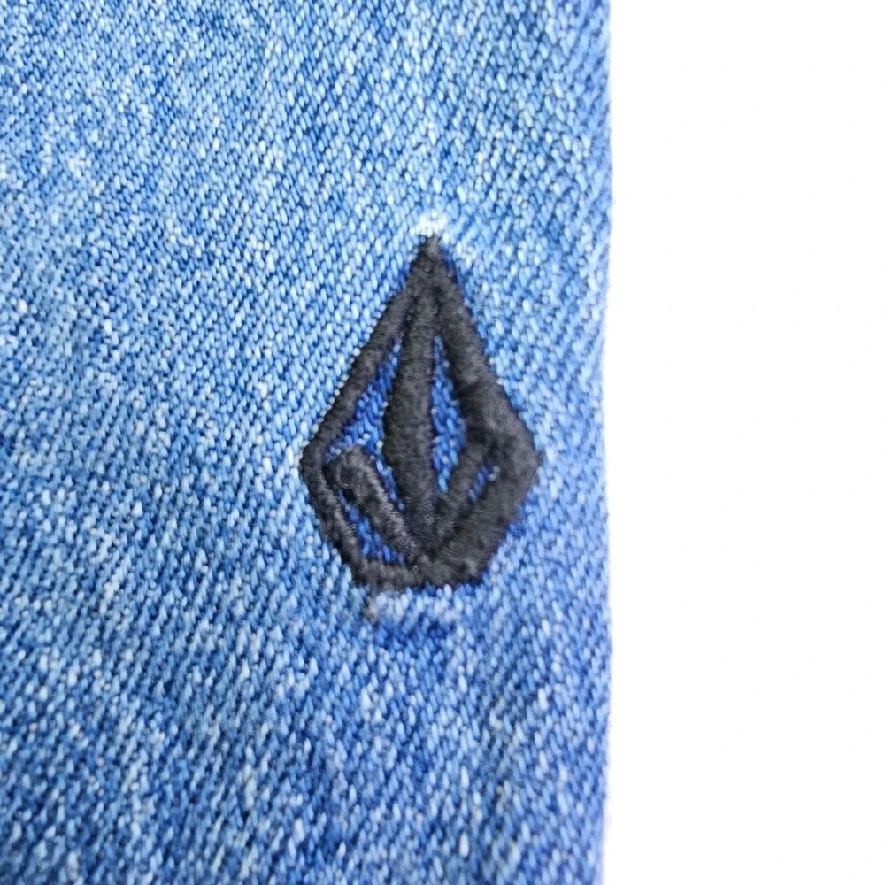 Volcom Kinkade Regular Straight Leg Mens Jeans Medium Wash Blue Size 31 - Picture 7 of 16